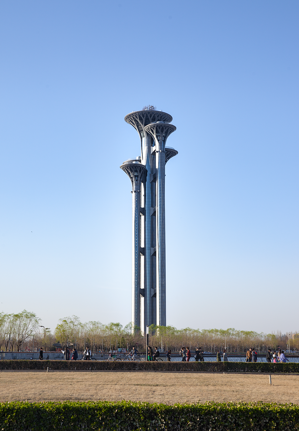 鸟巢配奥森黄昏到日落