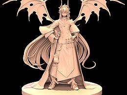 给客户制作的手办模型（过程图）