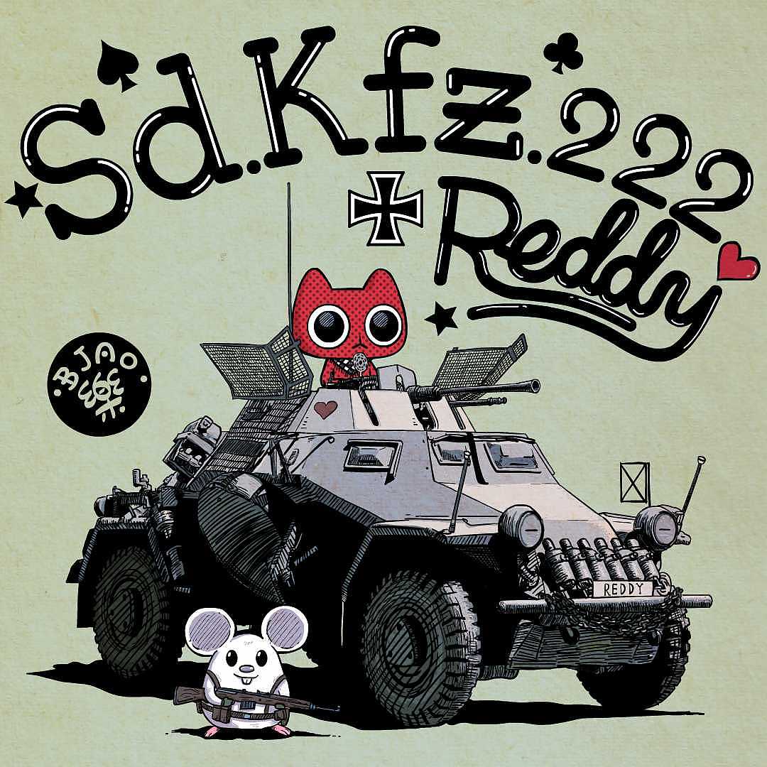 kfz.222装甲车|插画|创作习作|bjao_原创作品-站酷zcool