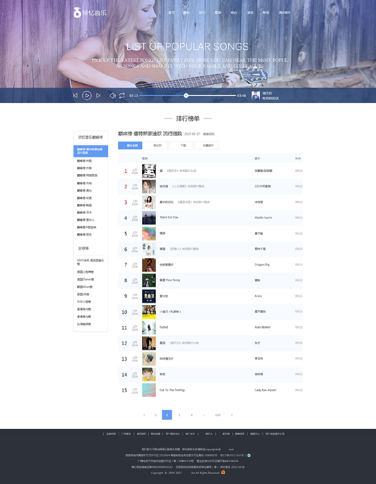 音乐网站