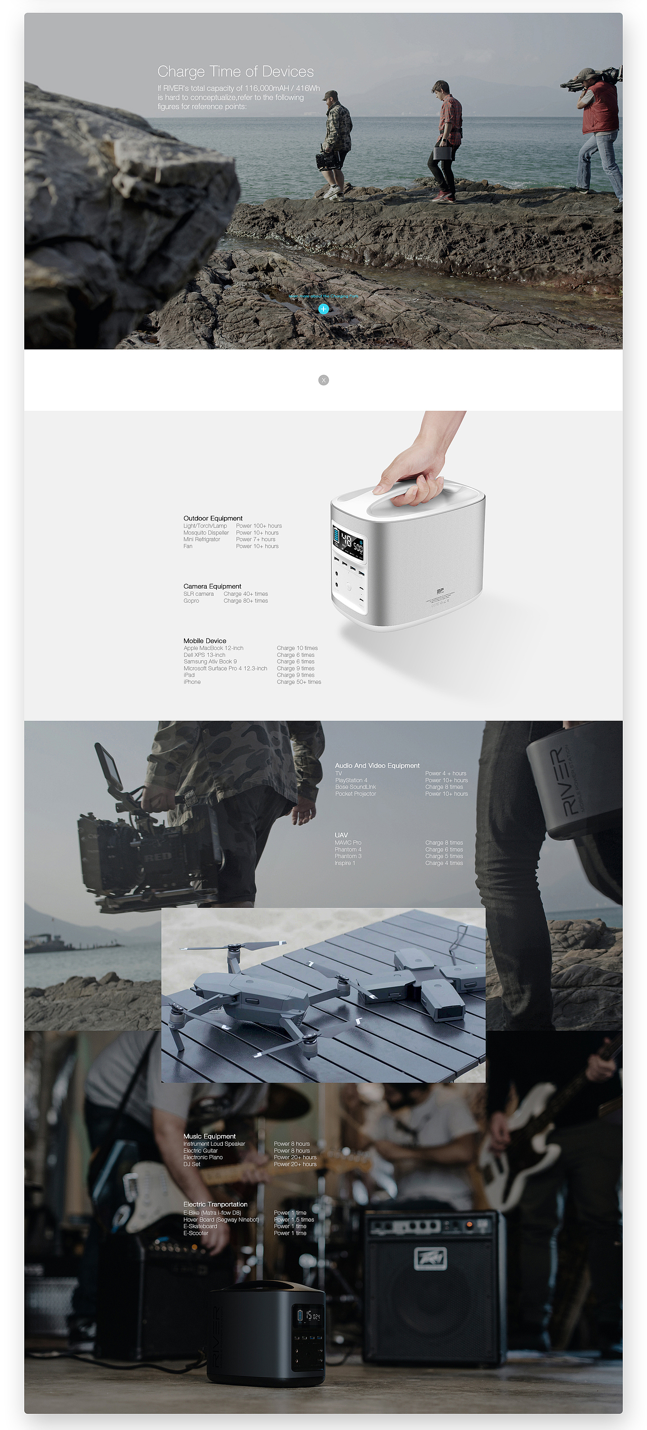 戶外儲能項目，空閑時間做了一個類似蘋果風(fēng)格的練習(xí)（圖ZNzg3Mzg1MzY=） - 電商 - 站酷設(shè)計師QIU_YOTAO原創(chuàng)素材 - 站酷ZCOOL