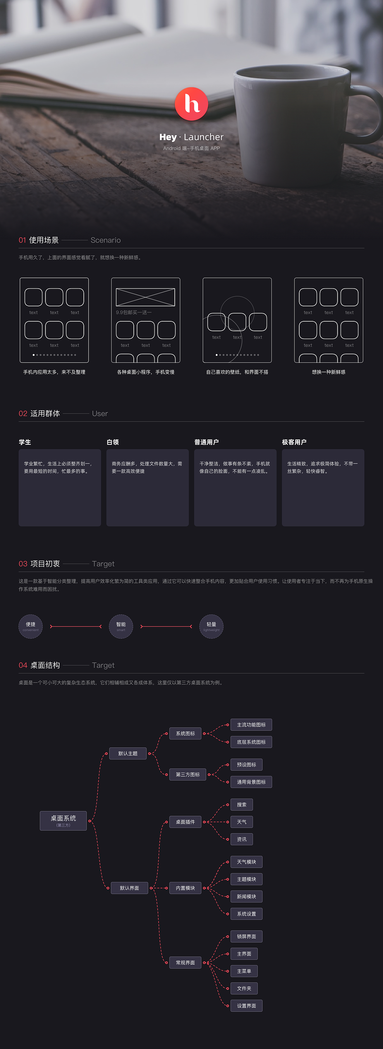 Hey launcher桌面App设计整理（图ZMTgxOTI1MjQw） - APP界面 - 站酷设计师醒木7原创素材 - 站酷ZCOOL