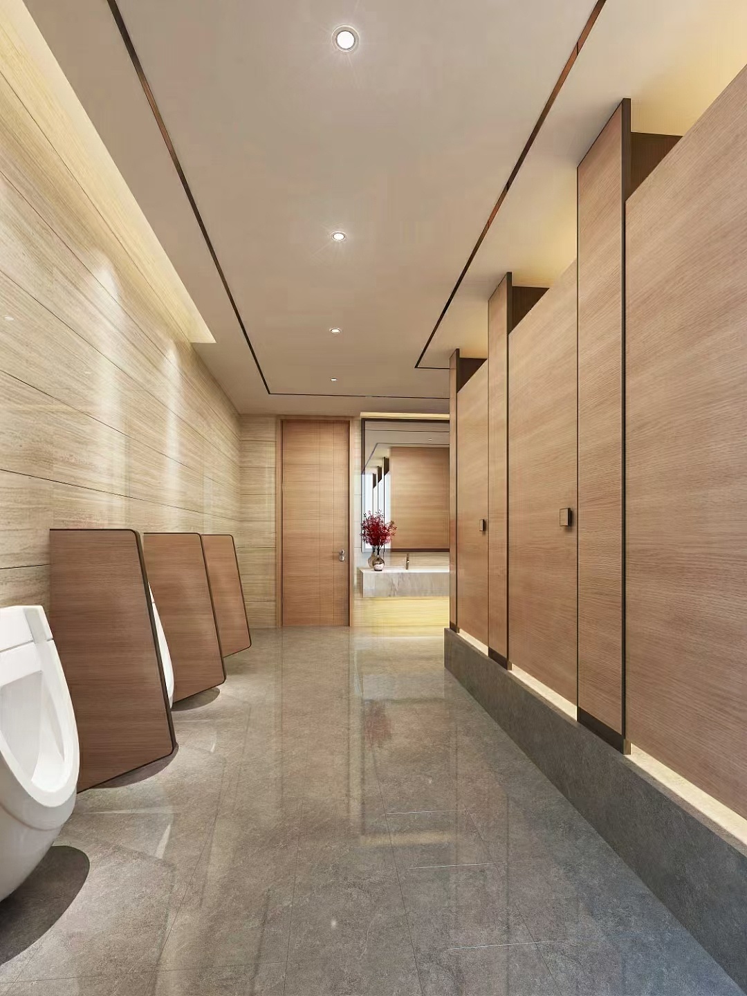 现代风格公共卫生间