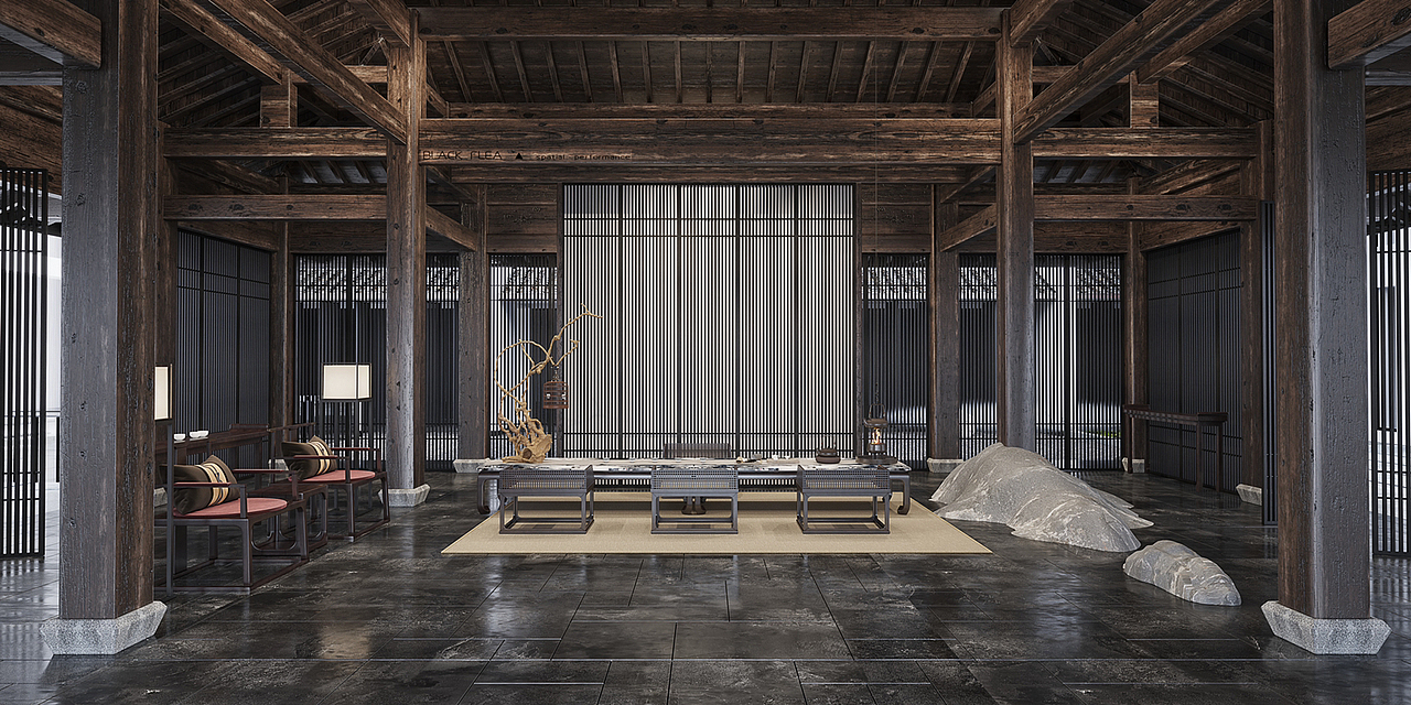 Holy Lake Villa中式别墅大宅表现