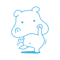 《小河马不高兴》表情包