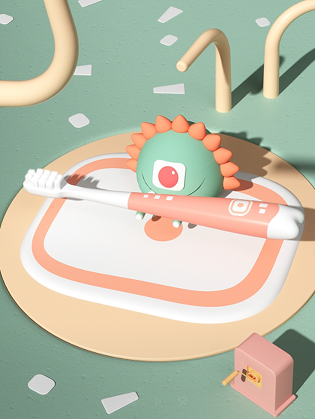 儿童洁柔牙刷-小怪兽