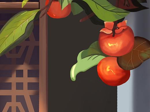 柿子树（个人主页-ZNDE2NDQ4NzI=） - 创作习作 - 站酷设计师逸子Yizi原创素材 - 站酷ZCOOL