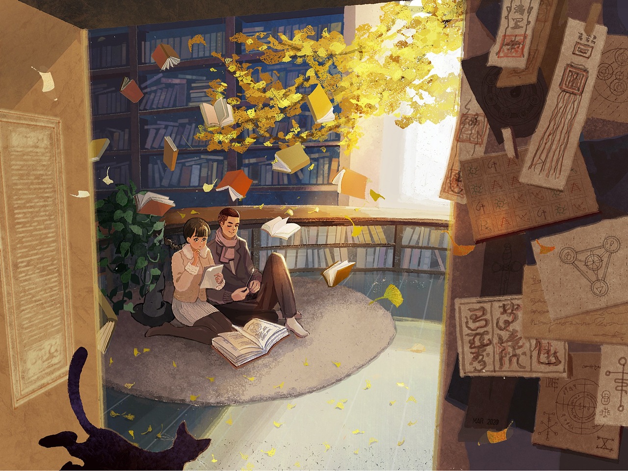 2020《和你》系列插画合集 50p