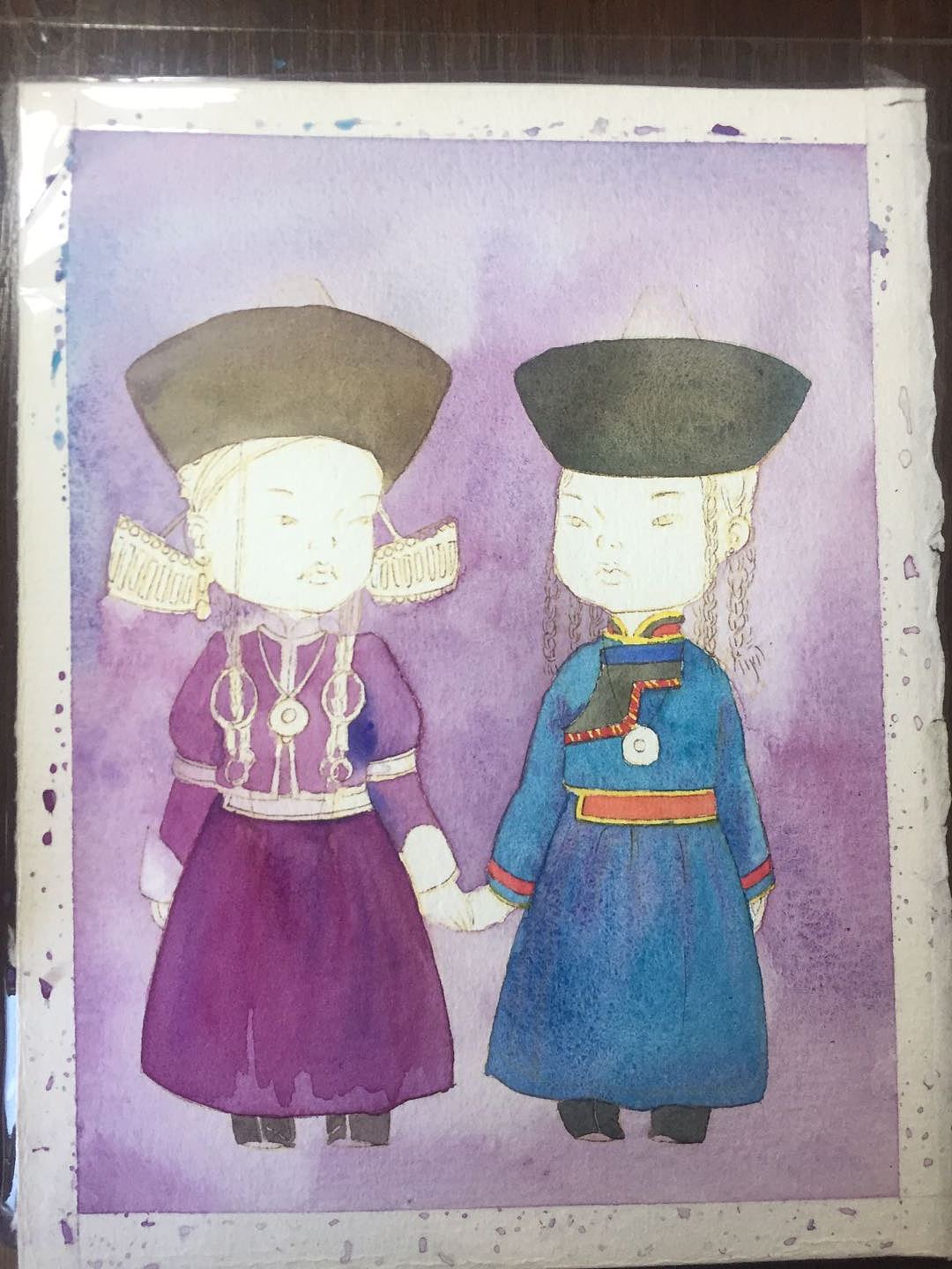 布里亚特少女——绘画过程（图ZMTgyNjY5MjMy） - 创作习作 - 站酷设计师surbadrah飞原创素材 - 站酷ZCOOL