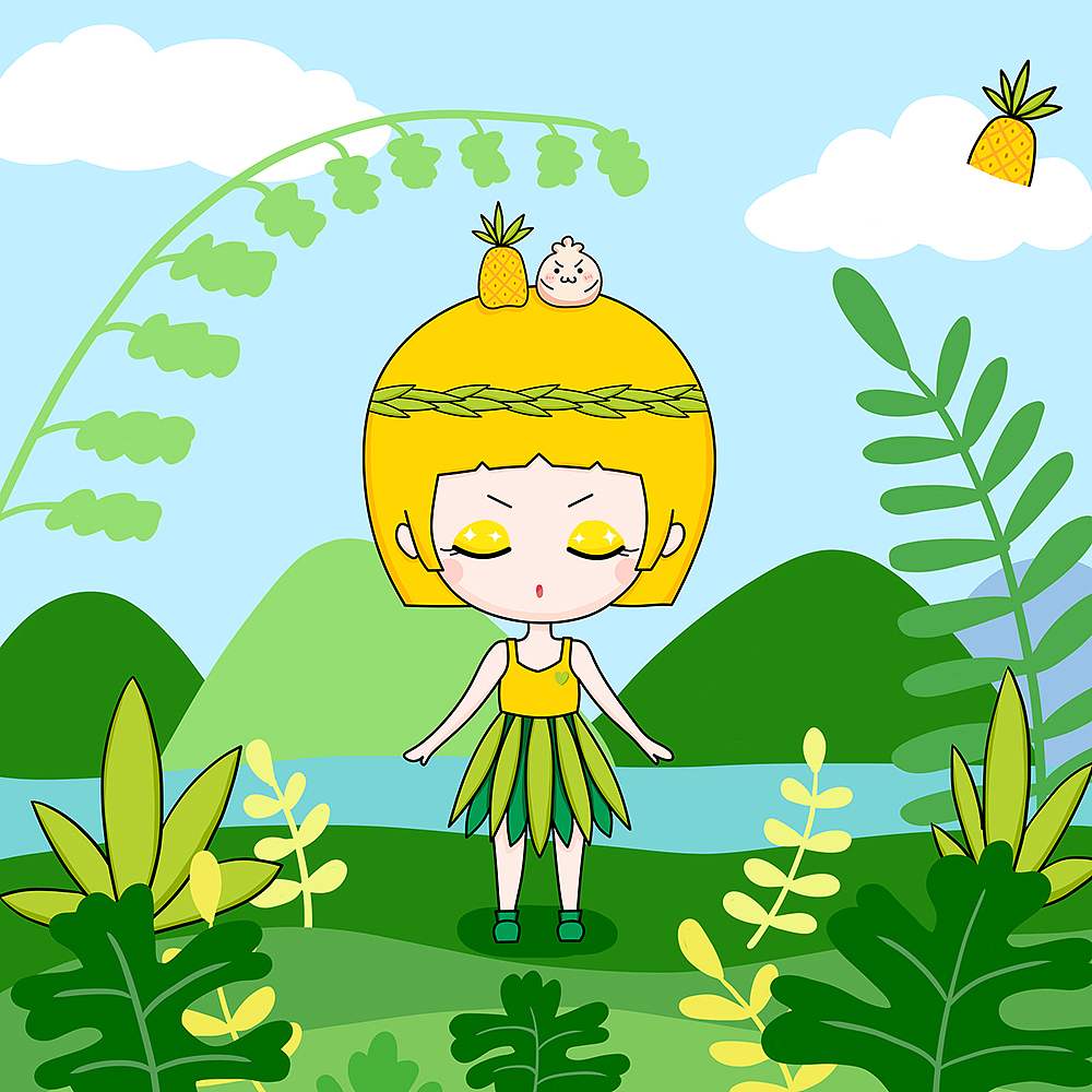 唐包子-《水果包子系列》（图ZMjQzNTc5MDQ4） - 儿童插画 - 站酷设计师蛇皮僵原创素材 - 站酷ZCOOL