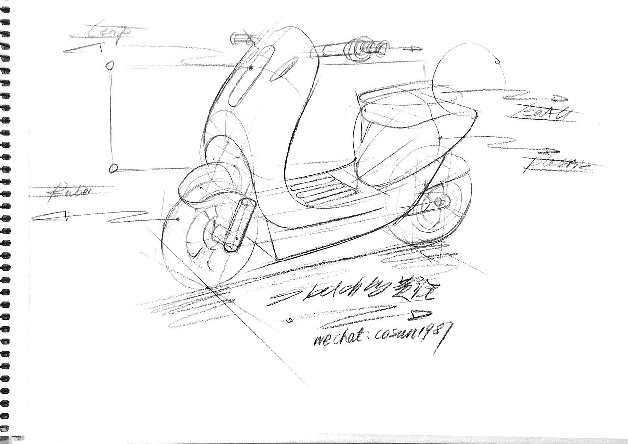 产品设计手绘线稿,手绘是用来解决问题的,而不是炫技