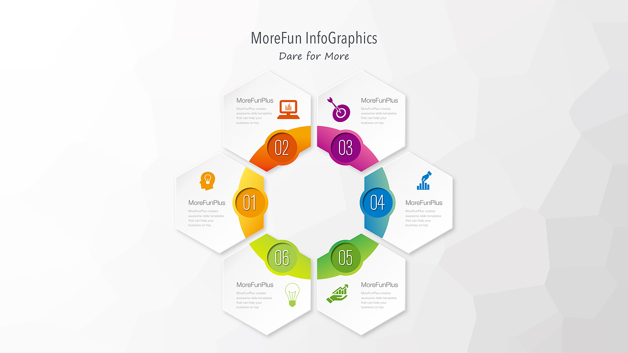 鼠绘多彩微立体Keynote信息图表