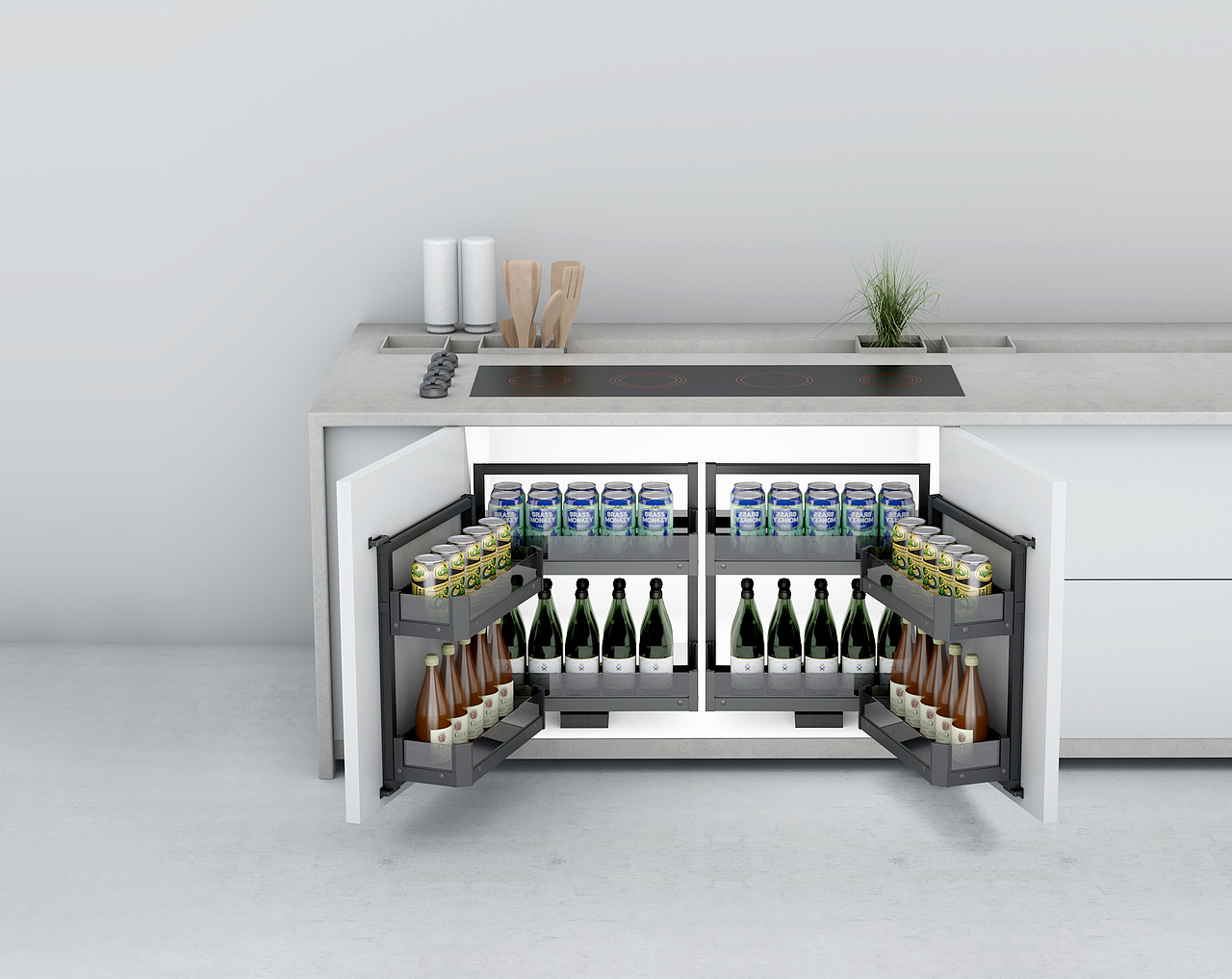 橱柜三维产品图