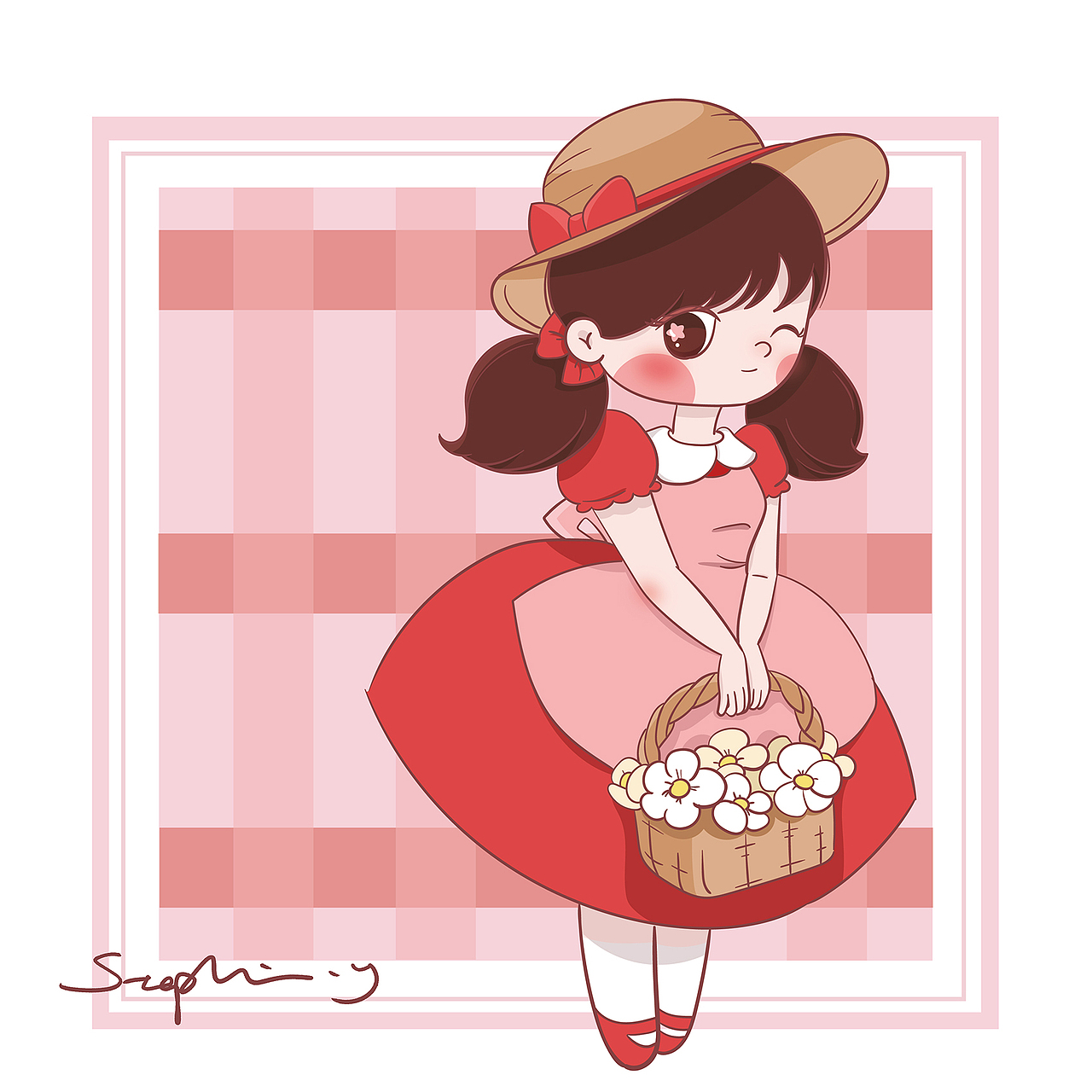 [精致女孩]q版卡通小女孩合集