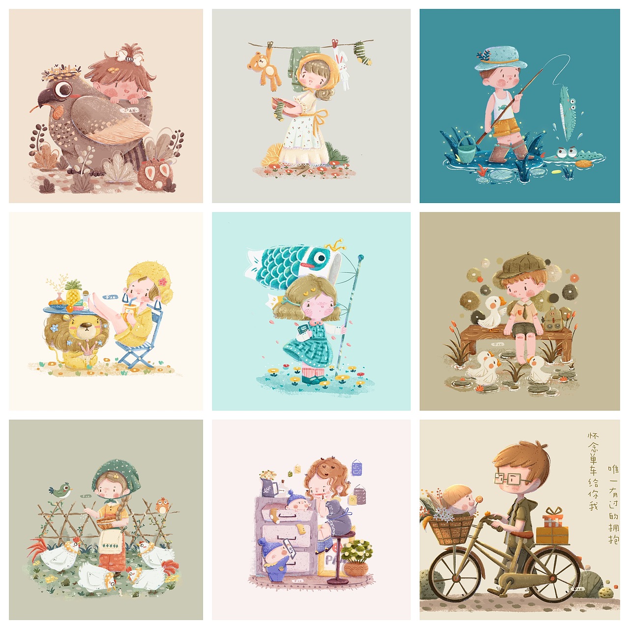 2021儿童插画作品合集