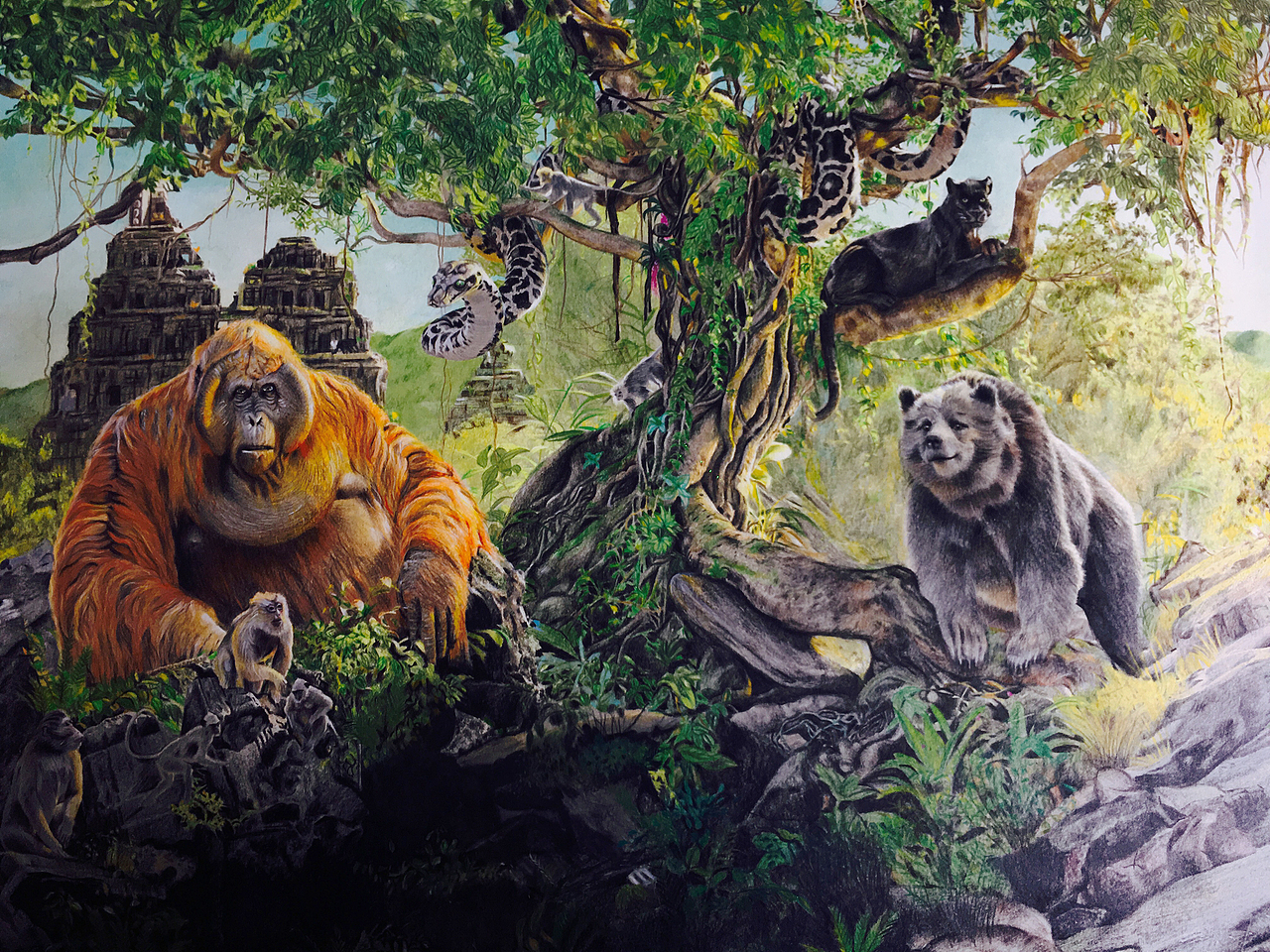 The Jungle Book（图ZODc5NzM0NzI=） - 创作习作 - 站酷设计师不知归期的喵原创素材 - 站酷ZCOOL