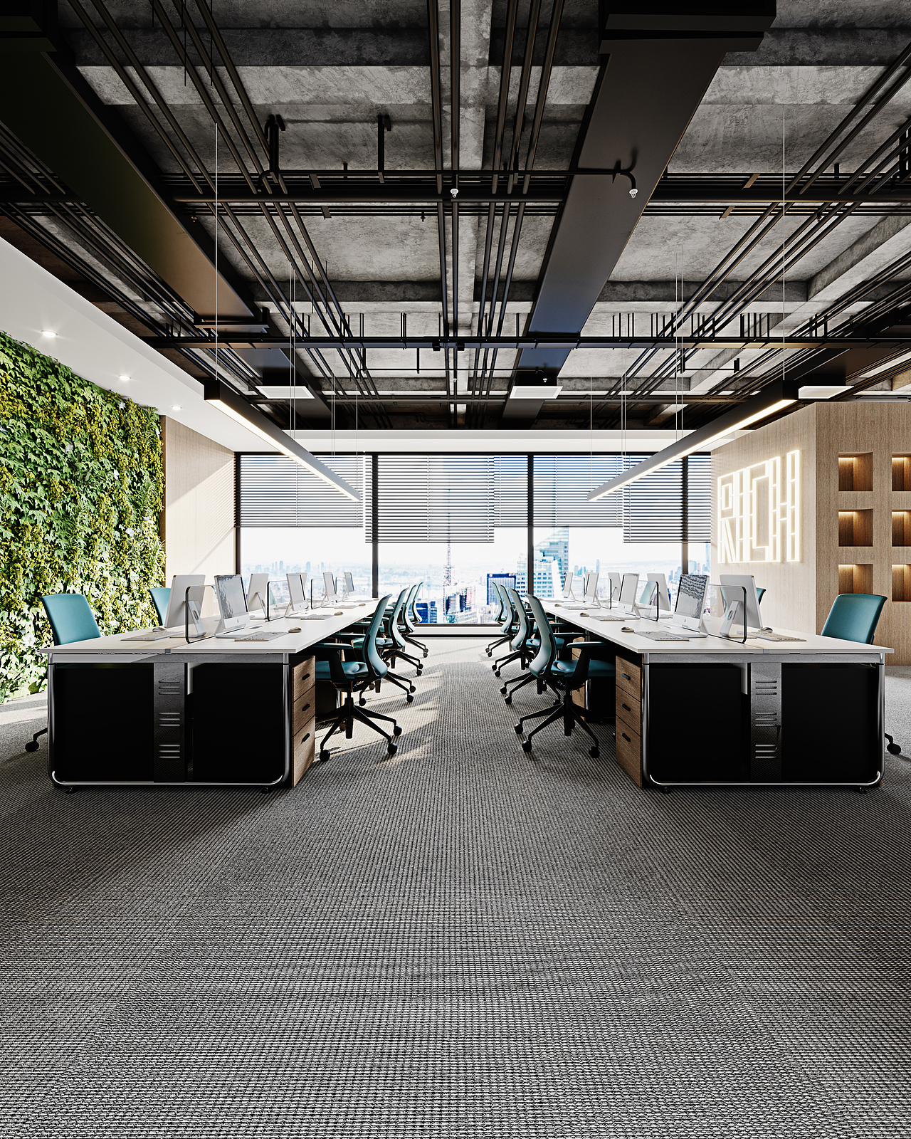 辦公空間1（圖ZMjk0MjAxNzAw） - 家裝設(shè)計(jì) - 站酷設(shè)計(jì)師Compensation原創(chuàng)素材 - 站酷ZCOOL