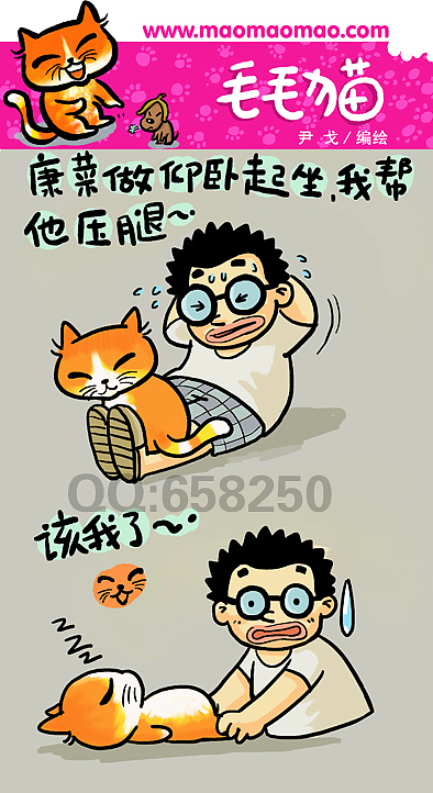 毛毛猫系列漫画（图ZMTc1MzA0MA==） - 商业插画 - 站酷设计师歪理猫原创素材 - 站酷ZCOOL
