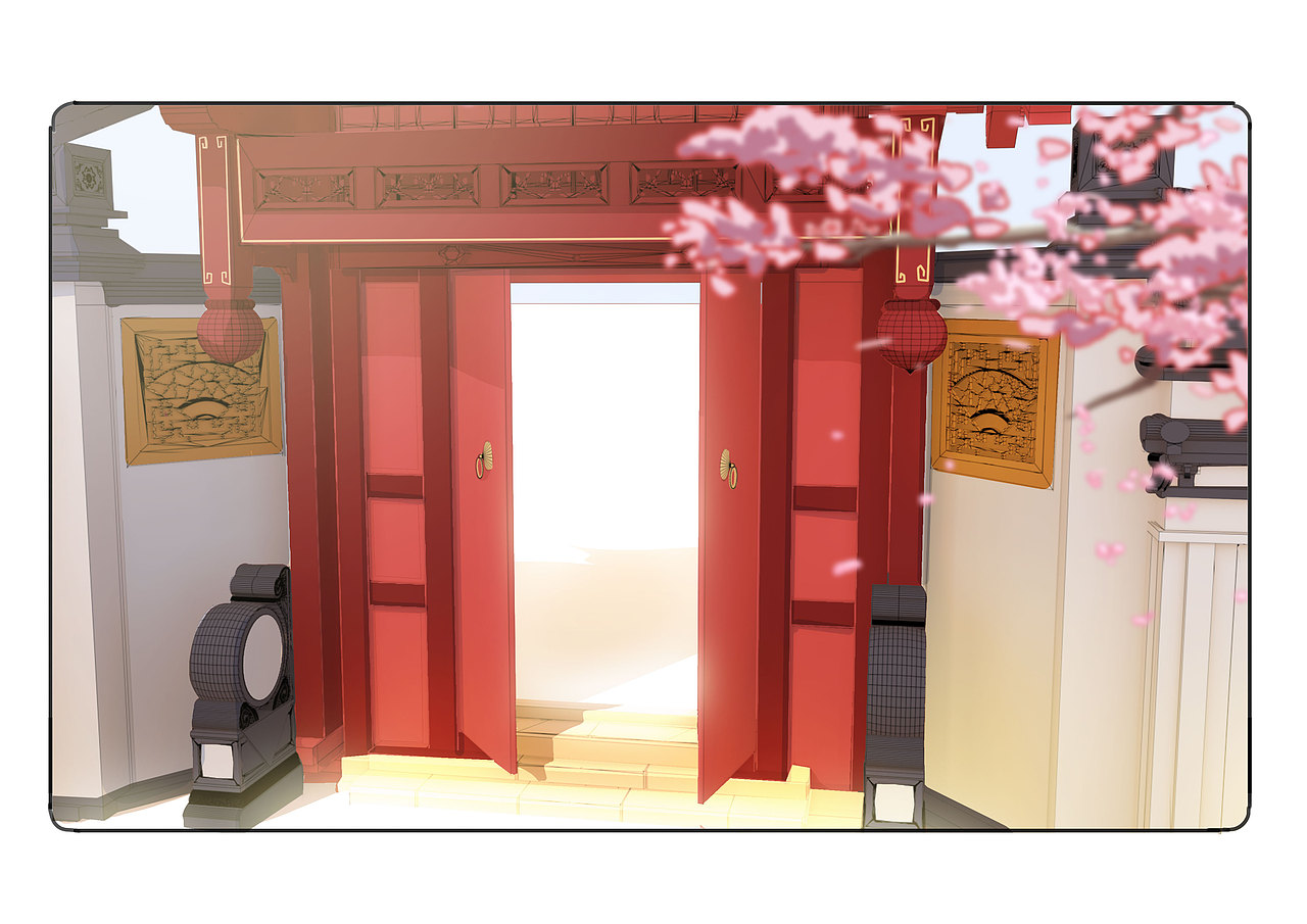 之前的漫画背景图~