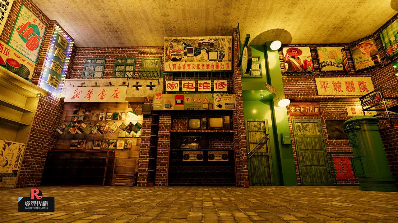 80后怀旧场景|三维|建筑/空间|bojdon_原创作品-站酷zcool