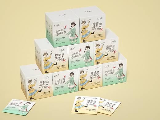 咖啡包裝設(shè)計(jì)（個(gè)人主頁-ZNjI2MTgzNTY=） - 包裝 - 站酷設(shè)計(jì)師設(shè)計(jì)師花嶼原創(chuàng)素材 - 站酷ZCOOL