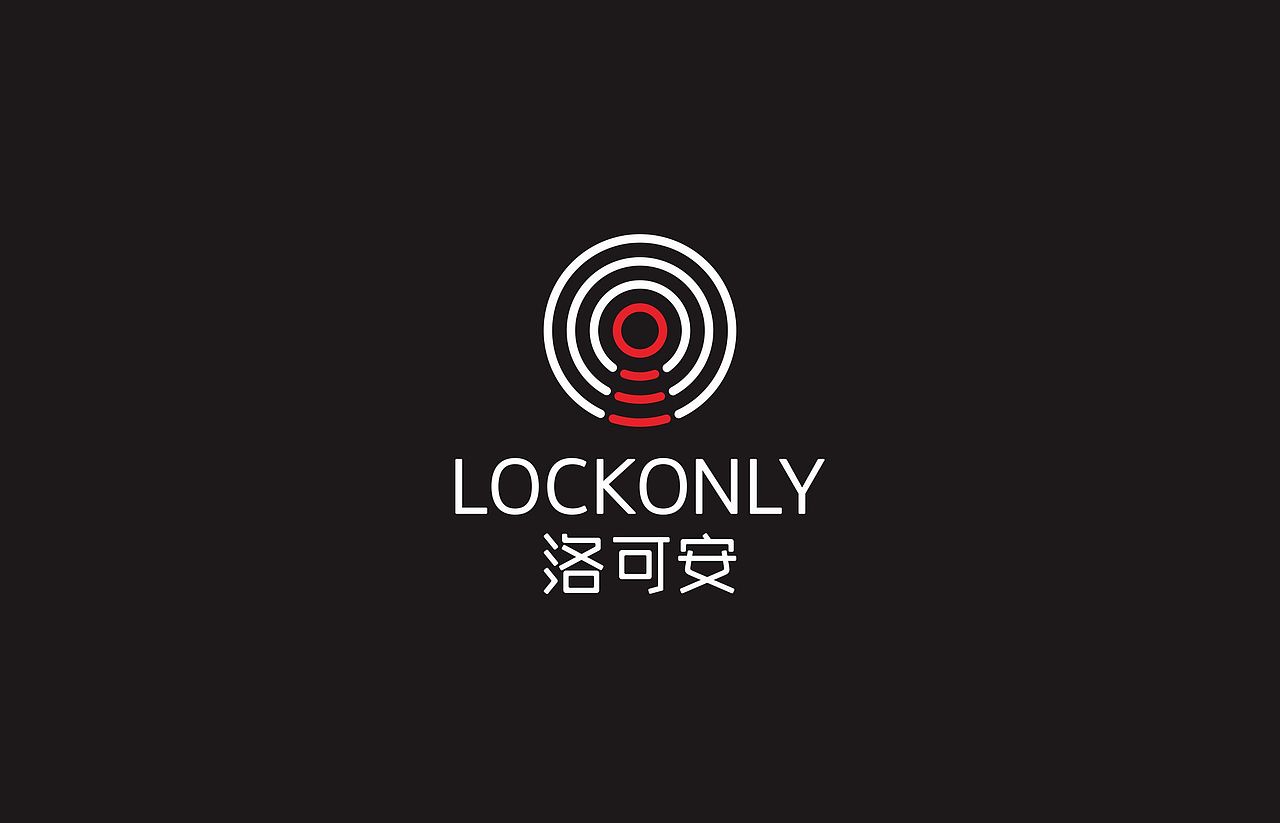 洛可安智能锁品牌形象设计logo设计