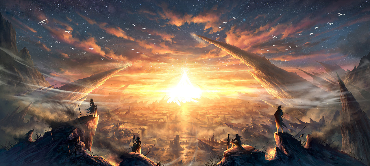 顺便分享一些背景图,都是网上找的,不过确实好用.最后一张居然