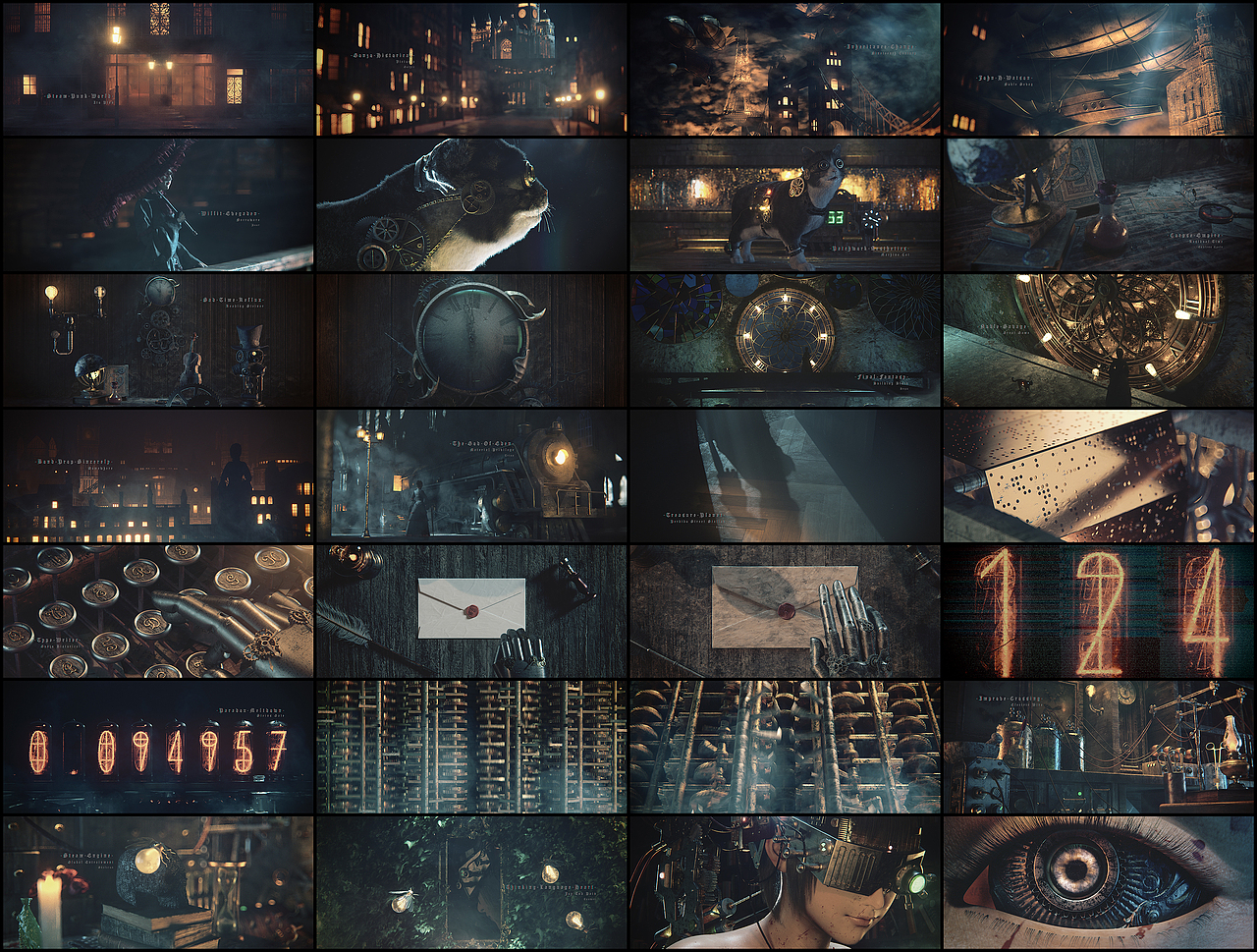 Steam Punk Title（图ZMTQwMjE1NjA4） - 动画/影视 - 站酷设计师poyin747原创素材 - 站酷ZCOOL