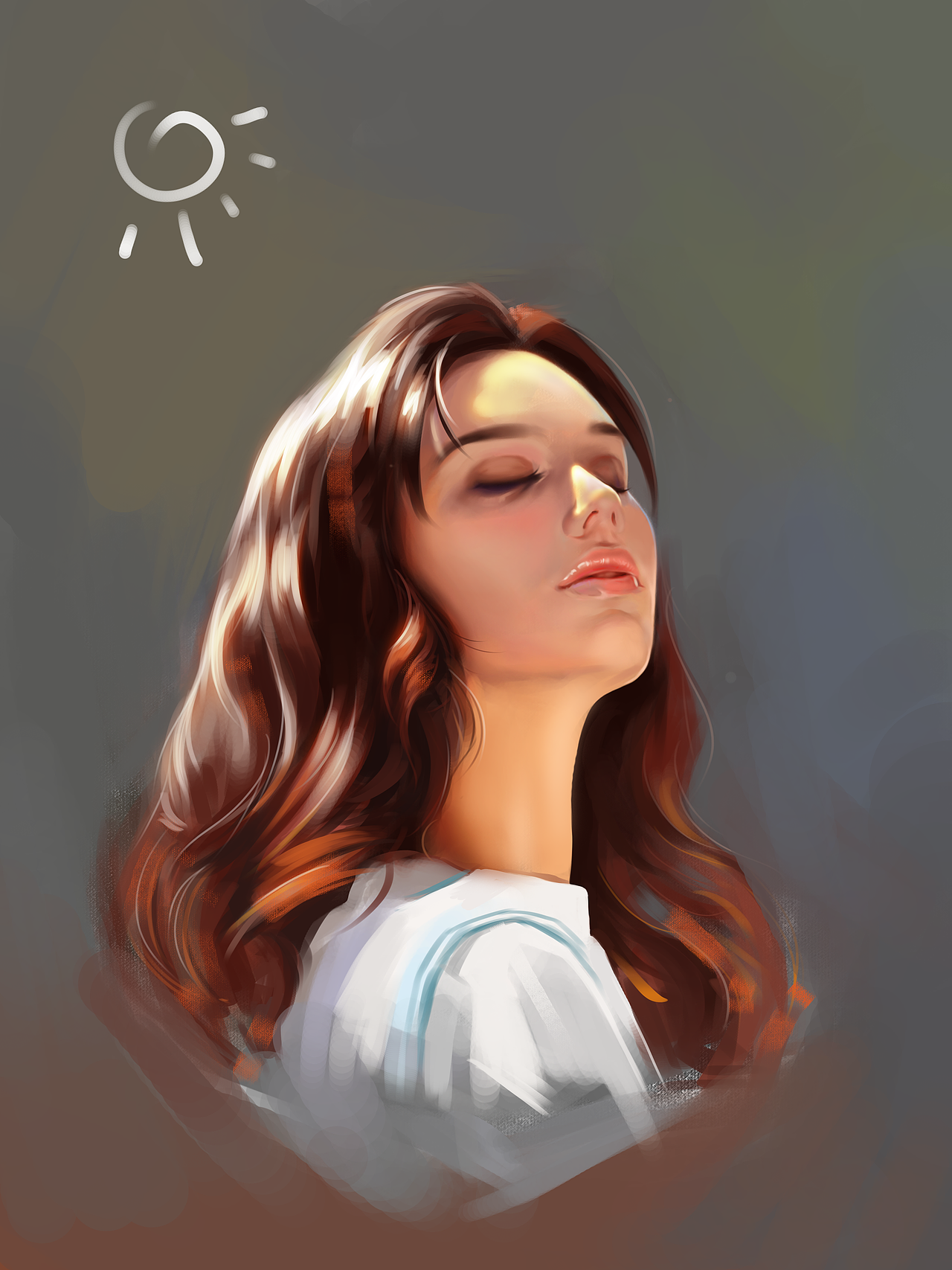 画头发没有手感了、、（图ZMTg1MjM3MTc2） - 创作习作 - 站酷设计师白夜Koi原创素材 - 站酷ZCOOL
