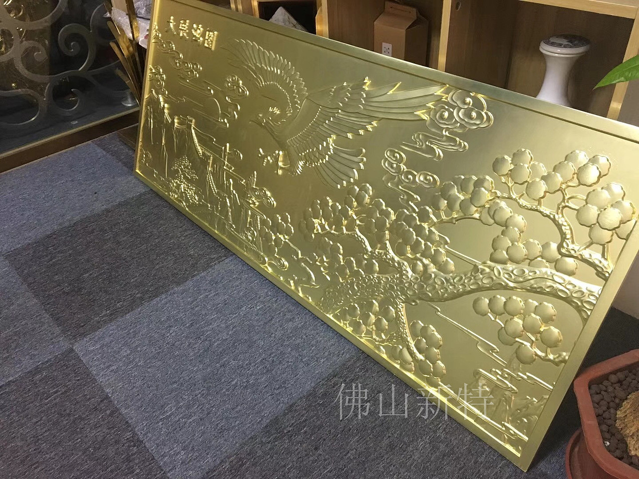 铜材质浮雕壁画图片大全
