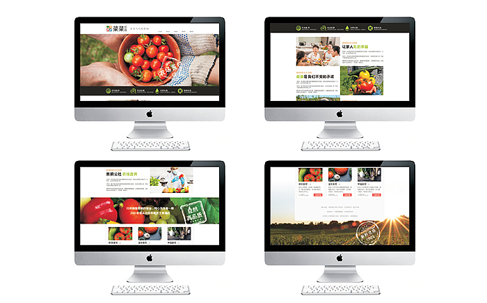 菜菜公社-高品质生鲜连锁店品牌设计（图ZOTA2ODQzMzI=） - 品牌 - 站酷设计师品深设计原创素材 - 站酷ZCOOL