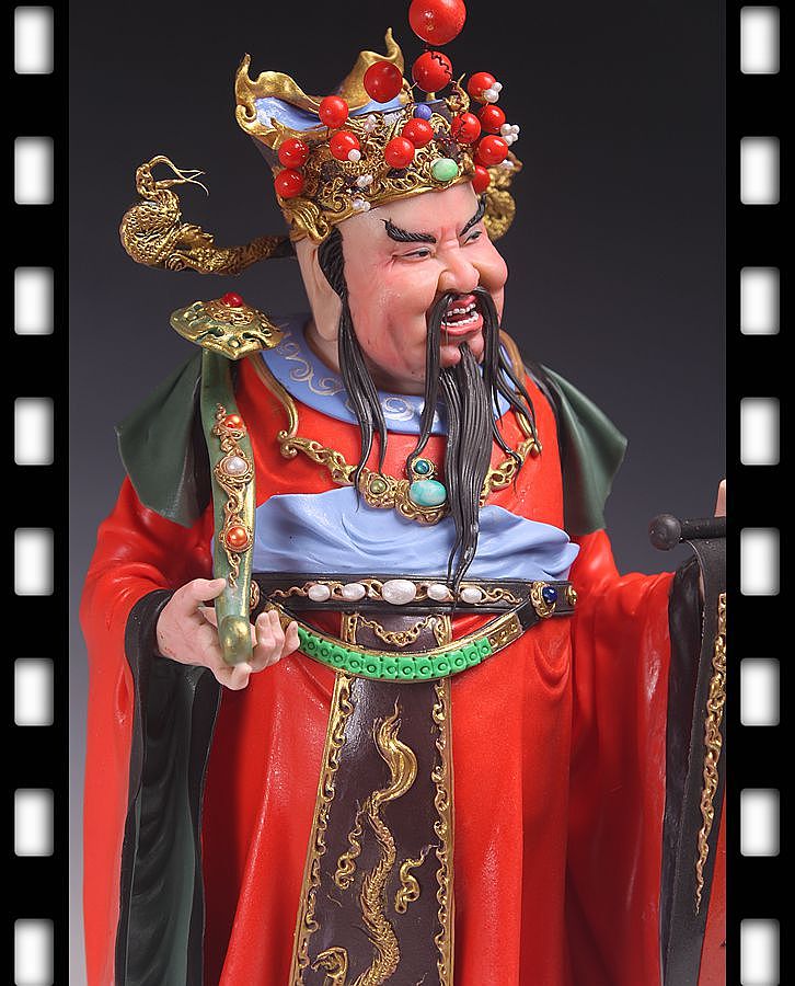 贺加贵面塑软陶（财神）（图ZNjk0NjE2MDg=） - 手办/模玩 - 站酷设计师贺加贵3D翻糖原创素材 - 站酷ZCOOL