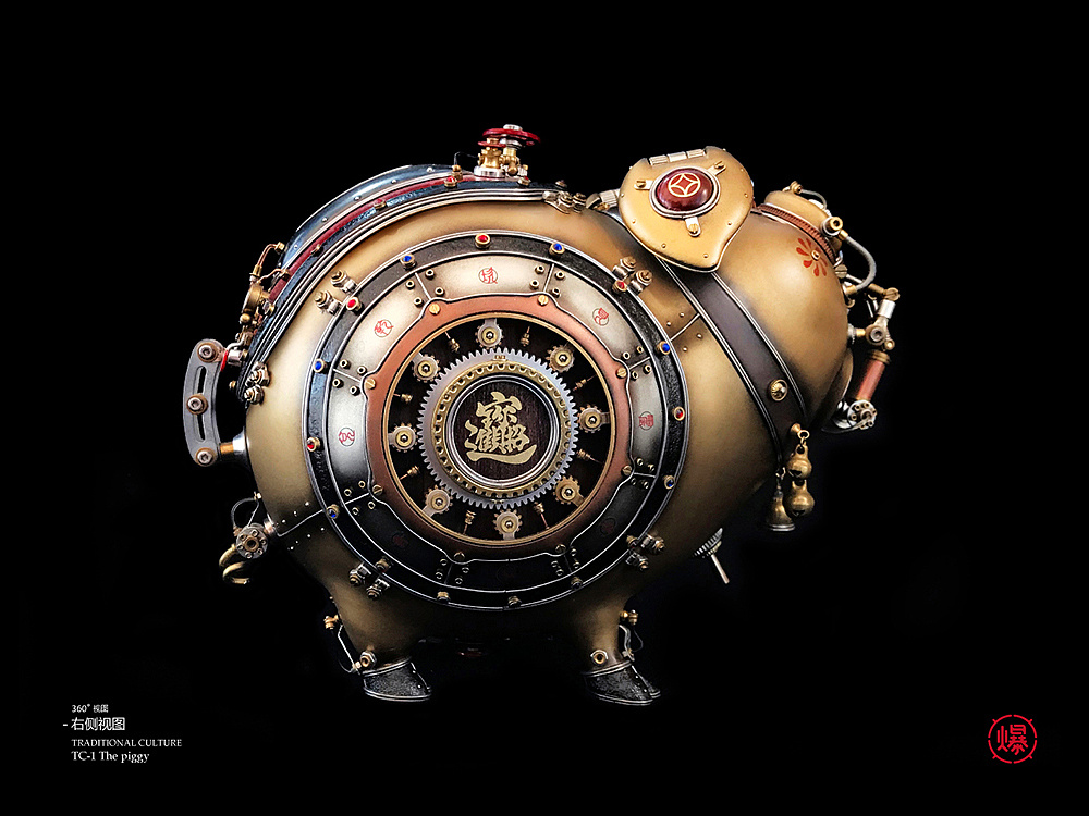 将东方文化与蒸汽朋克相结合的一次尝试