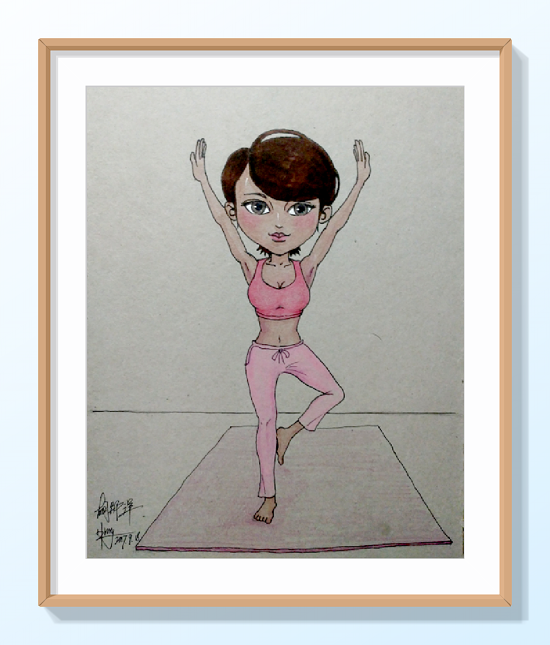 老公的畫---《老婆大人漫畫系列》（圖ZMTAxNzMxOTUy） - 單幅漫畫 - 站酷設(shè)計師pxlart原創(chuàng)素材 - 站酷ZCOOL