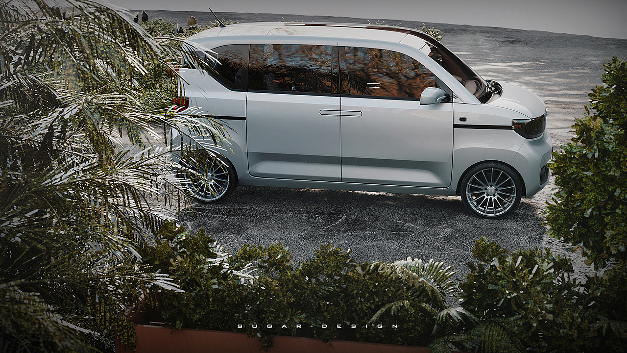 对开侧滑门的商务车——五菱宏光mini四门神车驾到!