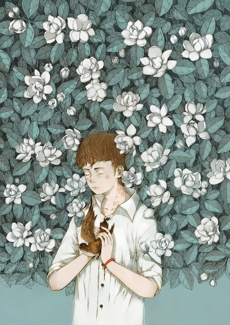 每一个瞬间，其实都可能是在梦里--个人画集《眠》（图ZNTU3Mzc4MjQ=） - 艺术插画 - 站酷设计师starry阿星原创素材 - 站酷ZCOOL