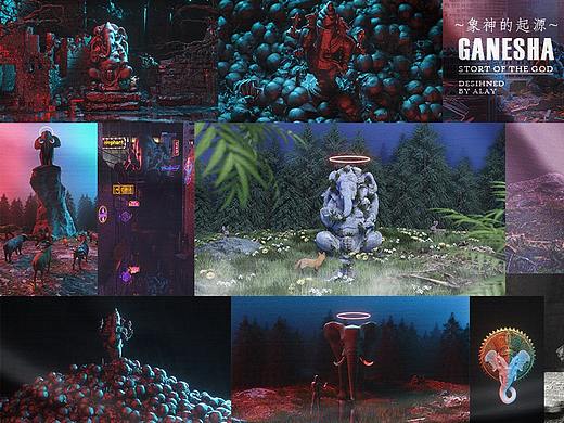 象神的起源（个人主页-ZNDMyOTIwOTI=） - 其他三维 - 站酷设计师exvisual原创素材 - 站酷ZCOOL