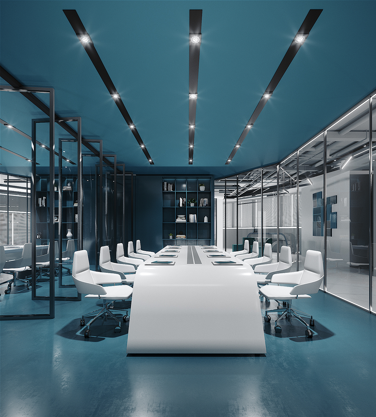 现代办公空间设计表现（图ZMTg0NzUxNDU2） - 家装设计 - 站酷设计师ShowRoomVision原创素材 - 站酷ZCOOL