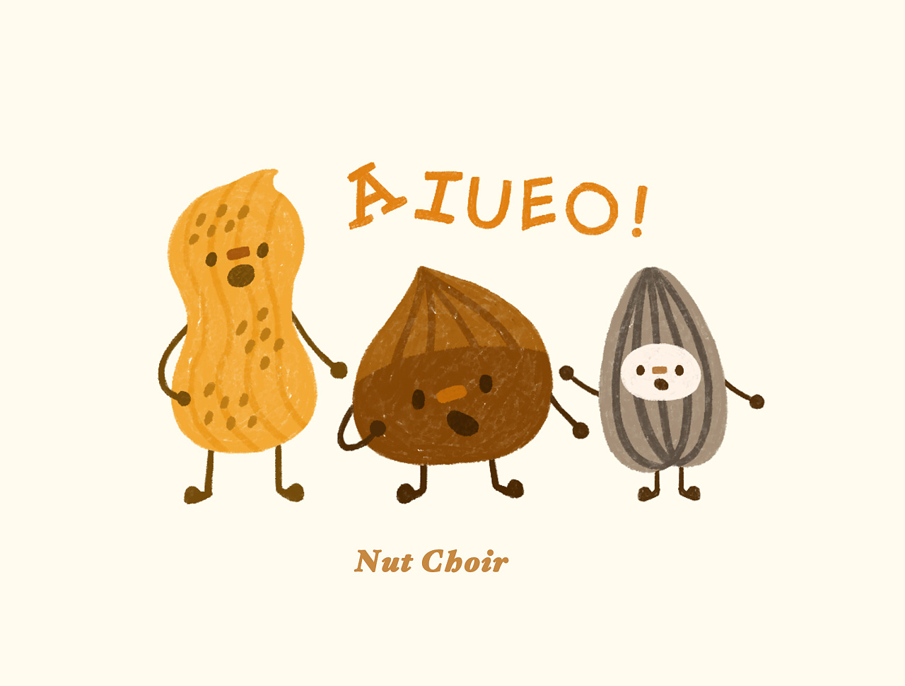 坚果合唱团|插画|概念设定|swanroad_原创作品-站酷zcool