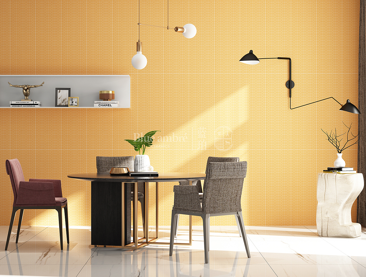 蓝珀瓷砖客厅空间搭配方案（图ZMTYxMzQ3Nzg0） - 家装设计 - 站酷设计师言兮之原创素材 - 站酷ZCOOL