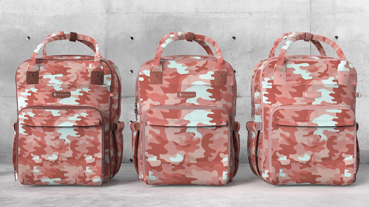 MarvelousDesigner出图--keyshot渲染-箱包产品