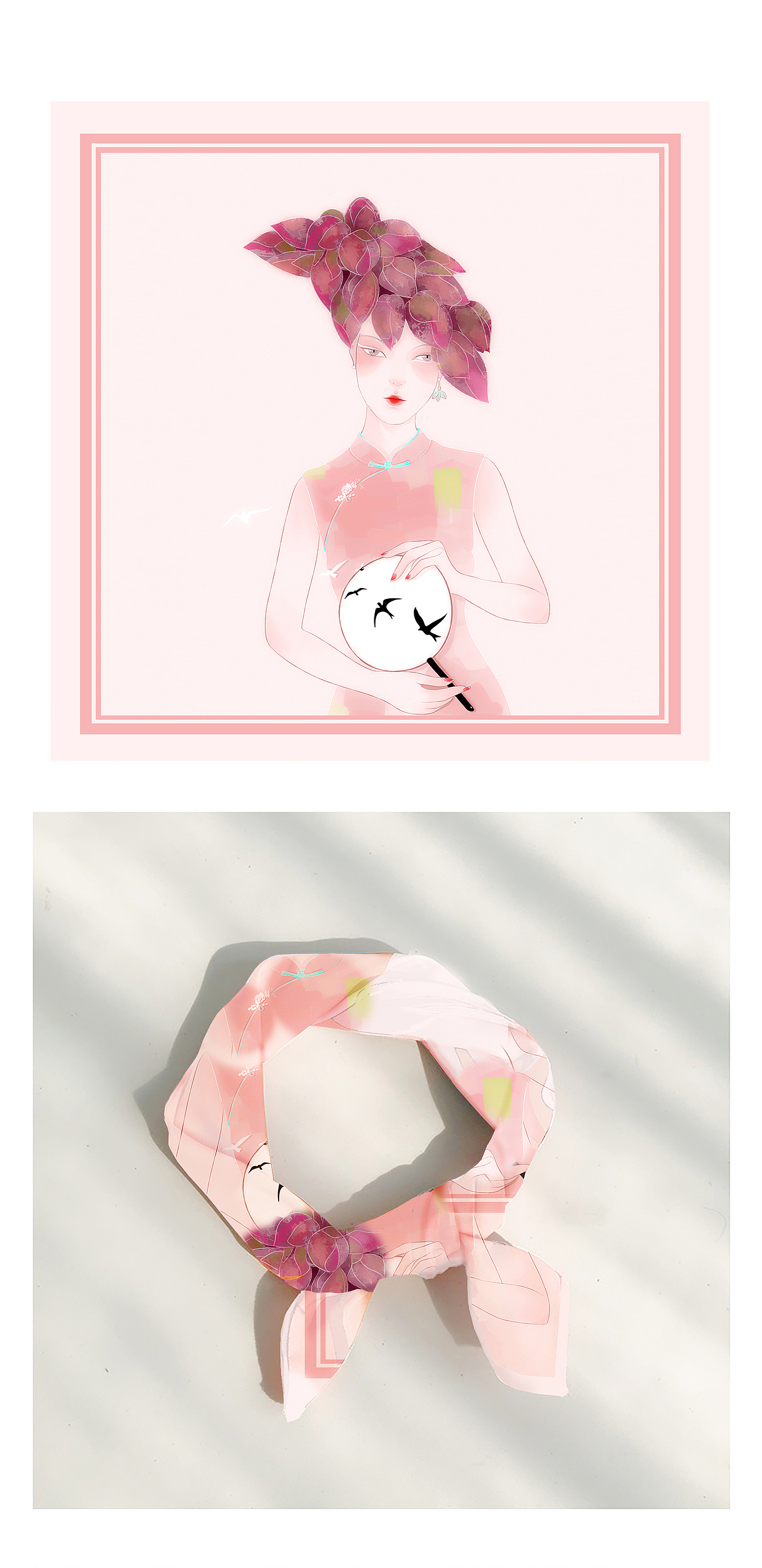 《红黑金系列》——方巾(未经许可,请勿商用)