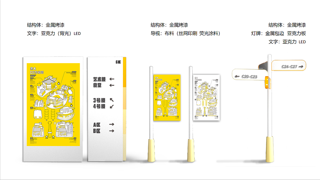 2020.11.13 黑大C区导视（导视课作业 未完待续）（图ZMjMxODIwMzky） - 商业空间设计 - 站酷设计师风回镜原创素材 - 站酷ZCOOL
