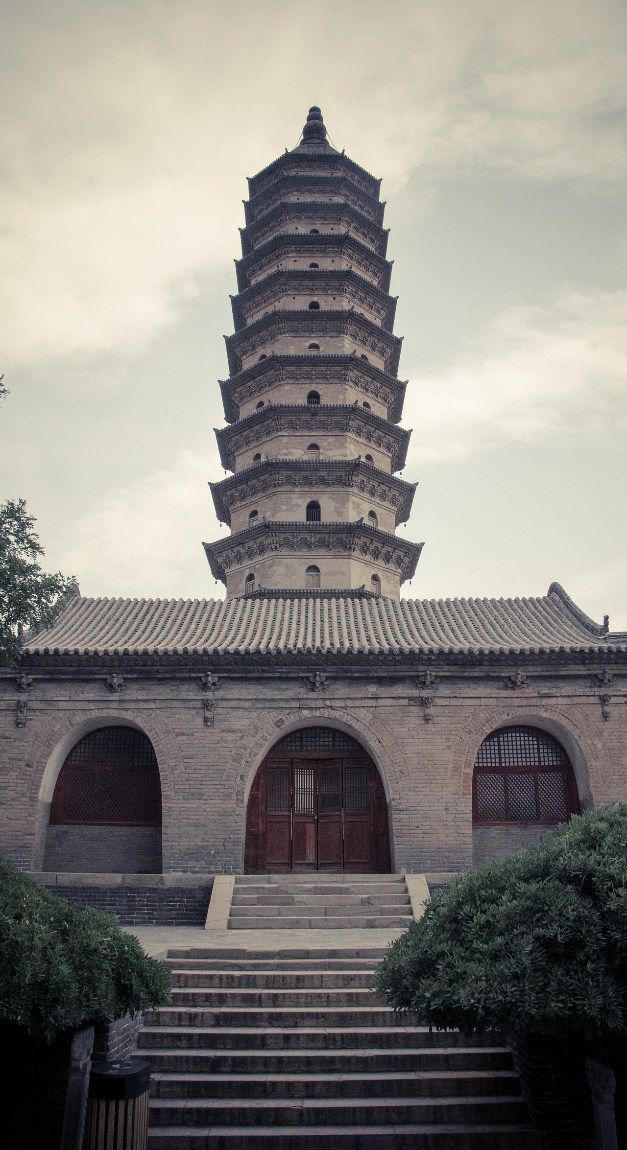 太原名胜 永祚双塔