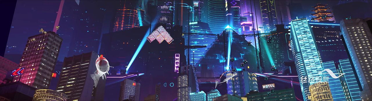 又见赛博朋克！未来城市之境！