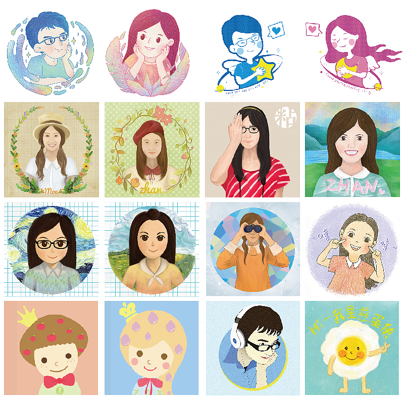 [插画]日常小插画合集（图ZMTUwOTc2NTY4） - 创作习作 - 站酷设计师粘哒虾仁原创素材 - 站酷ZCOOL