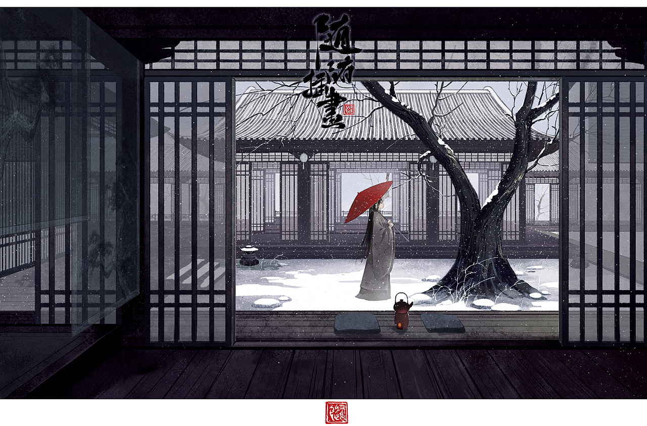 场景练习（图ZMTc0MzYxNjky） - 创作习作 - 站酷设计师养猫画画的随随原创素材 - 站酷ZCOOL