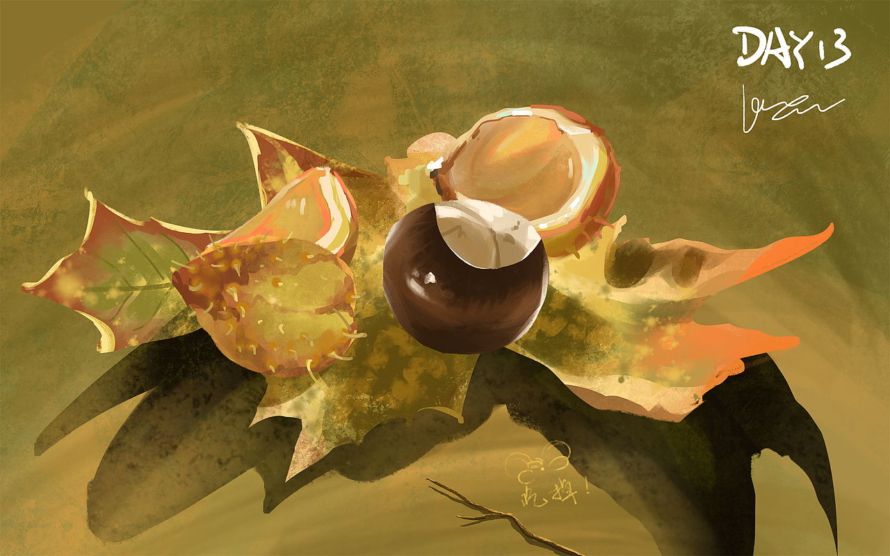 60Days 色彩速涂 | 胖白鼠的日常