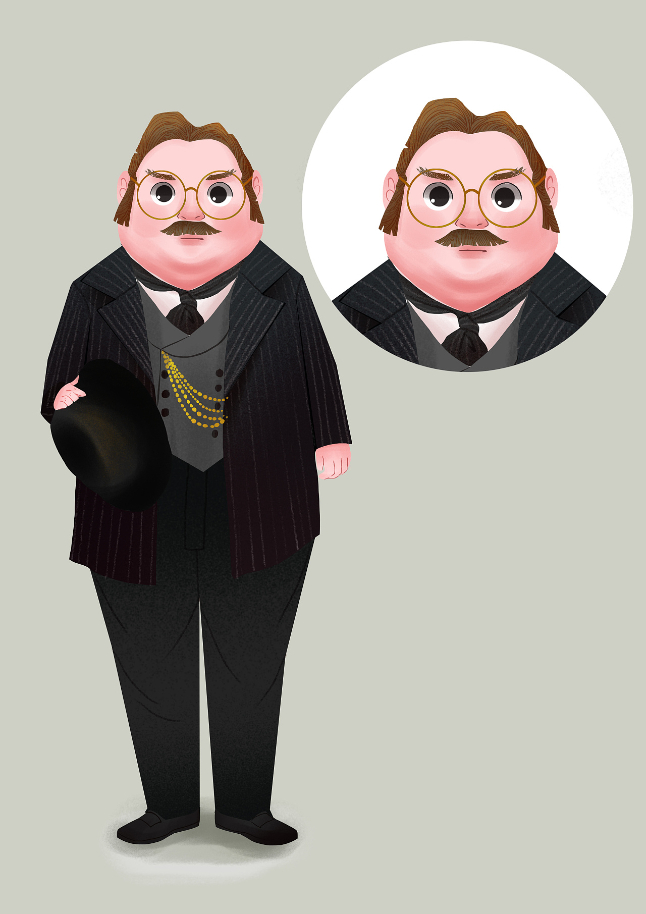 最近看的一部电影,先出两张完成的人物.