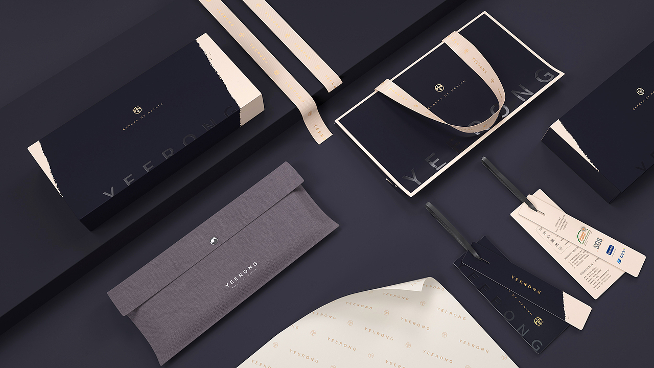 yeerong壹榕服装塑身品牌设计(logo 包装 文化 摄影)